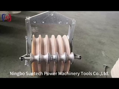 Grounding Roller Stringing Block Conductor Stringing Blocks Transmission Line Grounding Roller