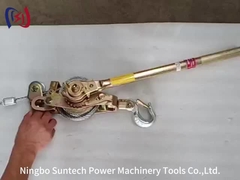 라체트 케이블 펄러 라체트 철회 와이어 더 긴 송전 라인 스트링 도구