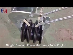 헬리콥터 조종사 스턴딩 블록 508 X 75MM 중량 철 로프 롤리