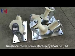 Cable Turning Radius Wire Pulling Rollers V Shaped Nylon Sheave