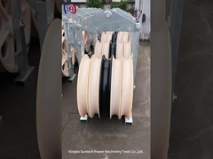 822 Series Large Diameter Rope Pulley Stringing Cable Blocks Customized Dimension High Load Capacity