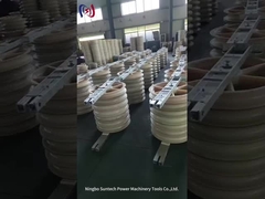 660mm Large Diameter Nylon Sheaves Conductor Pulley Stringing Block Transmission Line Tool