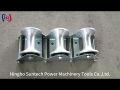 Multi Wheel Pithead Protection Roller SH130S With 10KN Rated Load From Pithead Cable Roller