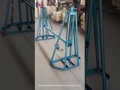 Detachable 100KN Cable Reel Stand Cable Drum Reel Cable Roller Stand To Release Wire