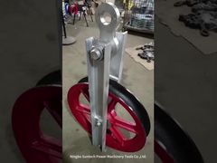 Introduce High Speed Turning Block Single Steel Sheave Conductor Fiber Optic Stringing Blocksor You